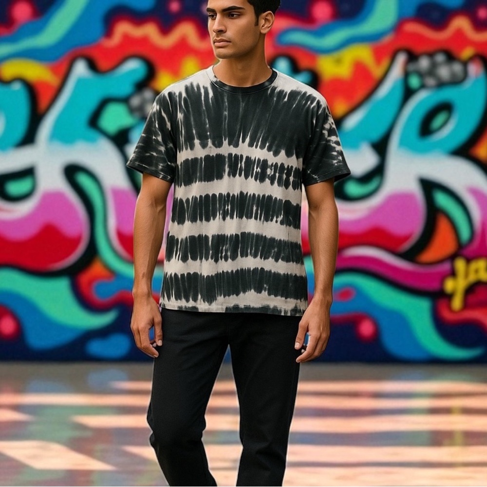 Eswic tie dye tee shirt size Medium NWOT